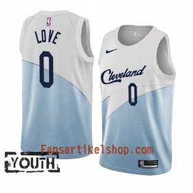 Cleveland Cavaliers Trikot Kevin Love 0 2018-19 Nike Blau Weiß Swingman - Kinder